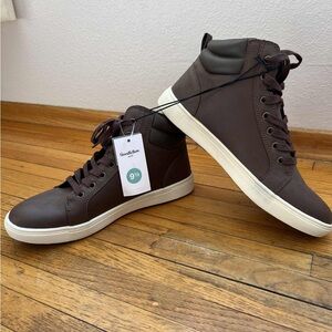 Goodfellow & Co Men's Drew Brown High-Top Sneakers